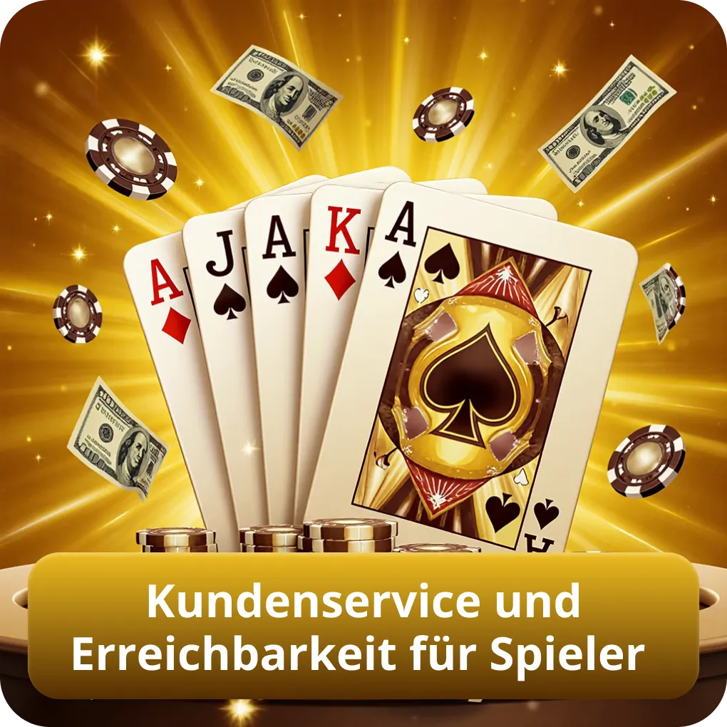 Kundenservice und Erreichbarkeit für Spieler